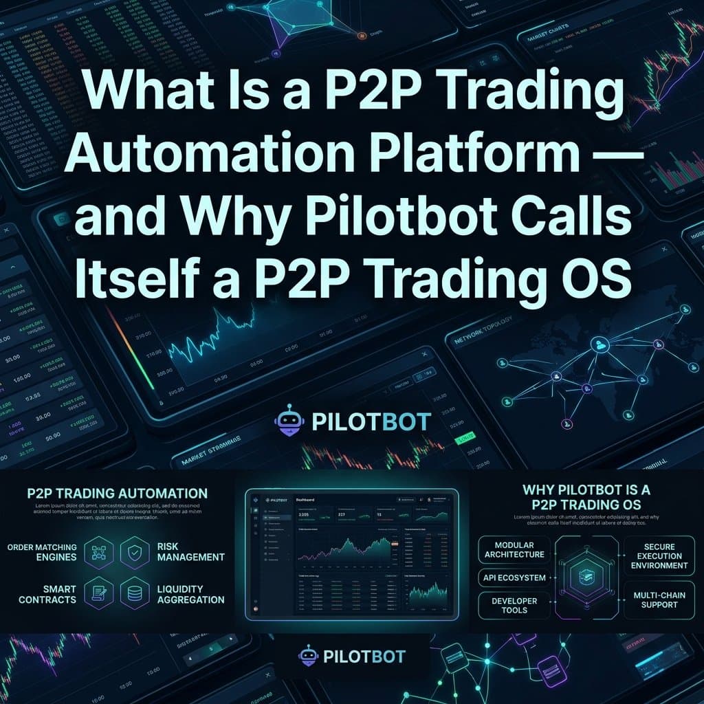 What Is a P2P Trading Automation Platform — and Why Pilotbot Calls Itself a P2P Trading OS